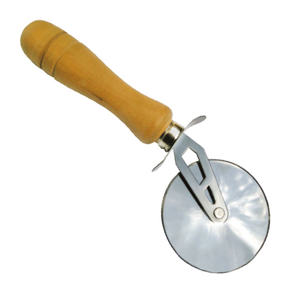 Corta Pizza 8cm mango Madera Loekemeyer, código 564