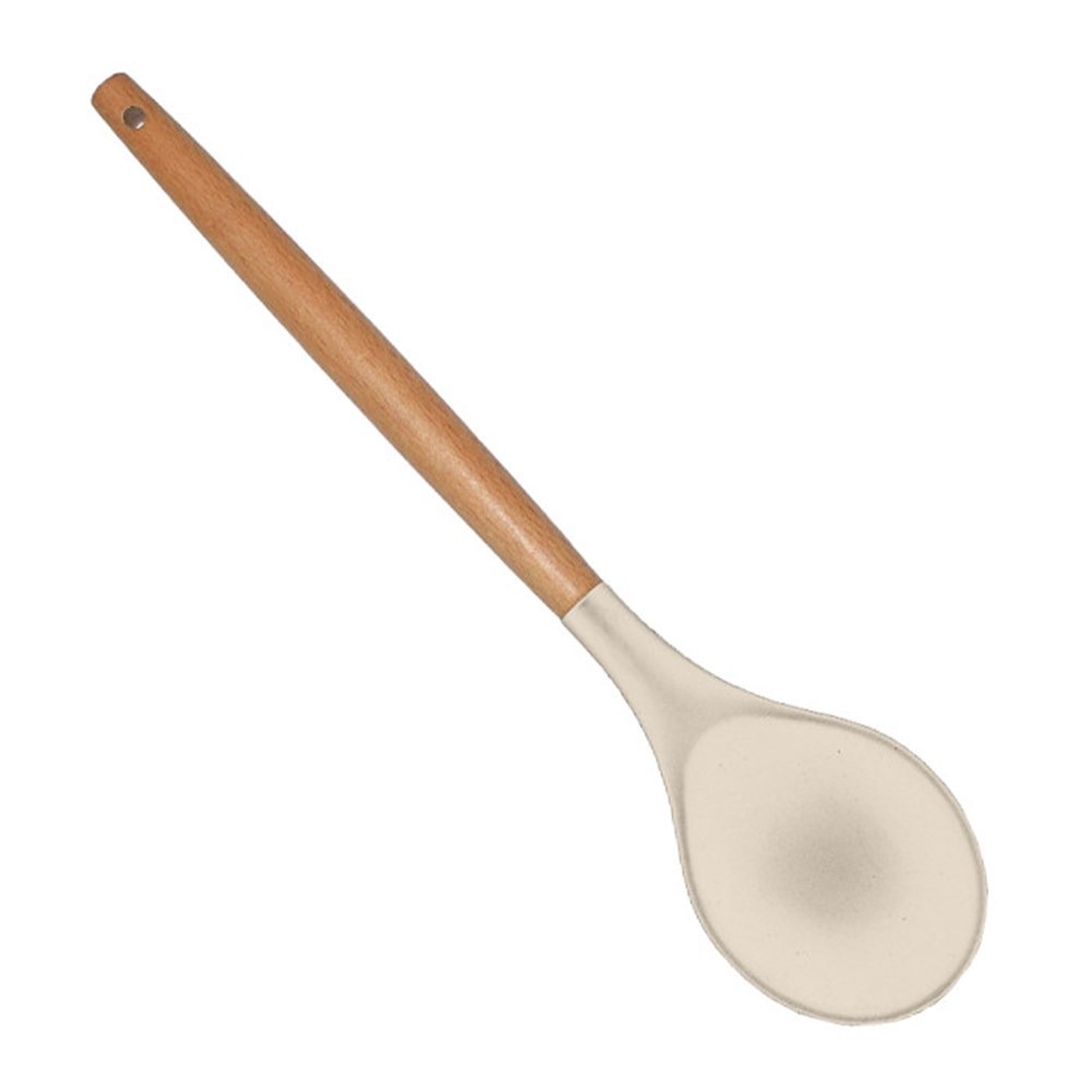 Cuchara Silicona mango Bambú Loekemeyer, código 952E