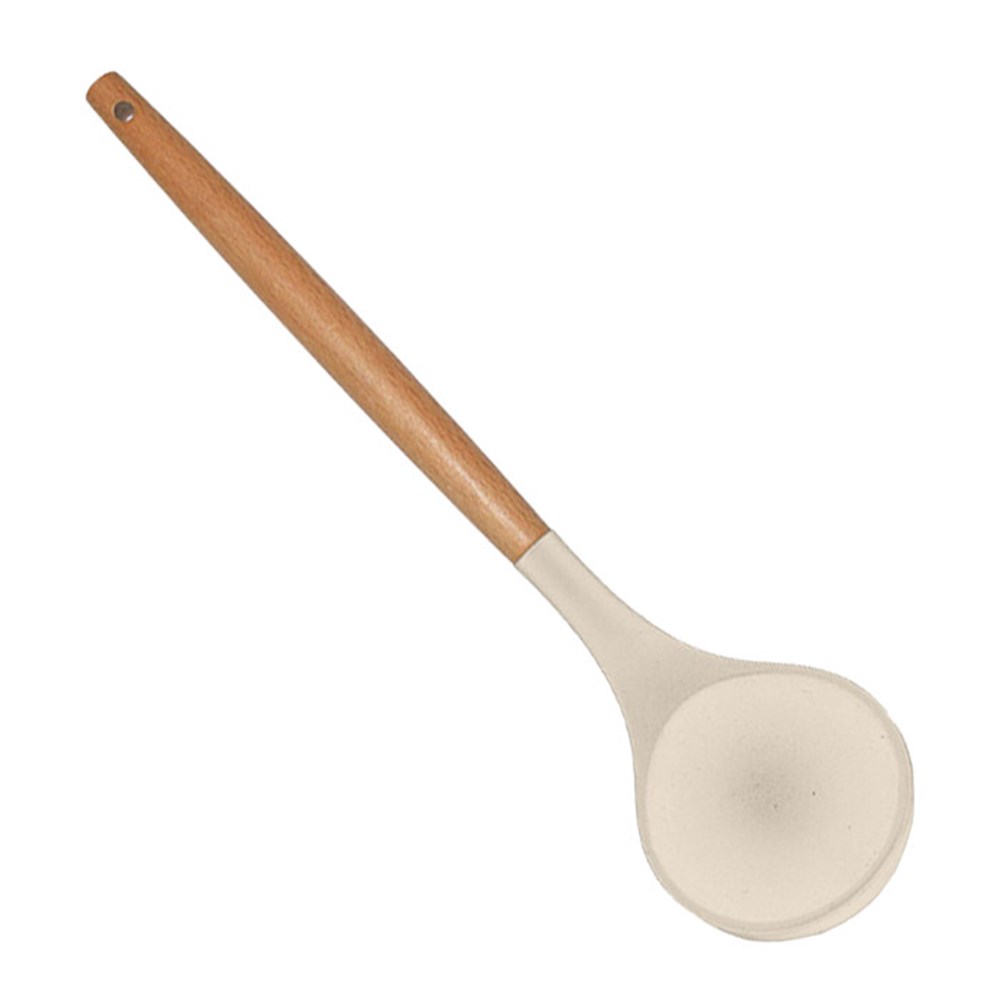 Cucharón Silicona mango Bambú Loekemeyer, código 953E