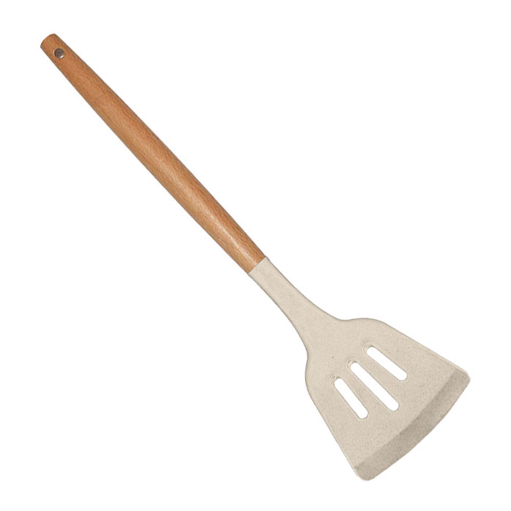 Espátula Silicona mango Bambú Loekemeyer, código 955E